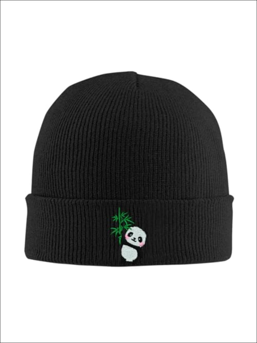 Cat Dad Embroidered Cuffed Knit Beanie Winter Skull Cap Acrylic Unisex